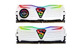 Модуль пам'яті для комп'ютера DDR4 16GB (2x8GB) 3200 MHz Super Luce White RGB Sync LED GEIL (GLWS416GB3200C16ADC) - Фото