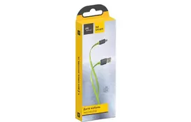 Дата кабель USB 2.0 AM to Micro 5P 1.0m Color Lime green Florence (FDC-M1-2L) - Фото