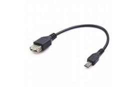 Дата кабель OTG USB 2.0 AF to Micro 5P 0.15m Cablexpert (A-OTG-AFBM-03) - Фото