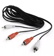 Кабель мультимедийный 2RCA to 2RCA 1.8m Cablexpert (CCA-2R2R-6)