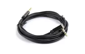 Кабель мультимедийный Jack 3.5mm male/Jack 3.5mm male 0.75m Cablexpert (CCAP-444L-0.75M) - Фото