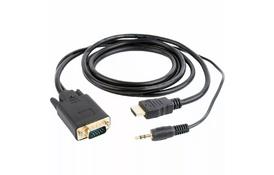 Перехідник HDMI to VGA 3.0m Cablexpert (A-HDMI-VGA-03-10) - Фото