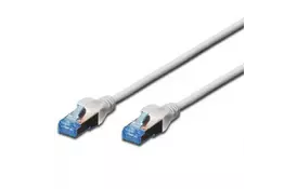 Патч-корд DIGITUS 10м,cat.5e,SF-UTP,AWG 26/7,grey (DK-1531-100) - Фото
