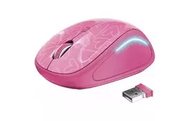 Мышка Trust Yvi FX pink (22336) - Фото