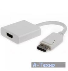 Переходник DisplayPort to HDMI Cablexpert (A-DPM-HDMIF-002-W)