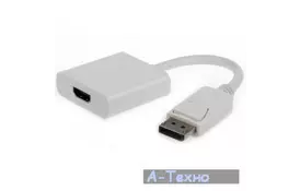 Перехідник DisplayPort to HDMI Cablexpert (A-DPM-HDMIF-002-W) - Фото