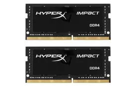Модуль пам'яті для ноутбука SoDIMM DDR4 32GB (2x16GB) 2133 MHz HyperX Impact Kingston (HX421S13IBK2/32) - Фото