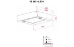 Вытяжка кухонная PERFELLI PG 6192 A 550 IV LED GLASS