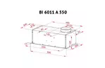 Вытяжка кухонная PERFELLI BI 6011 A 550 DARK IV