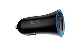 Зарядное устройство HOCO UC204 2*USB, 2.4A, Black (60785) - Фото