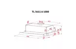Вытяжка кухонная PERFELLI TL 5611 A 1000 I
