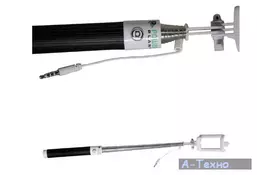 Монопод для селфи Selfi Monopod ISM-12 со шнуром AUX PowerPlant (ISM12) - Фото