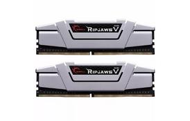 Модуль памяти для компьютера DDR4 16GB (2x8GB) 3000 MHz RipjawsV Silver G.Skill (F4-3000C15D-16GVS) - Фото