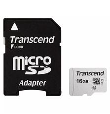 Карта памяти Transcend 16GB microSDHC class 10 UHS-I U1 (TS16GUSD300S-A)