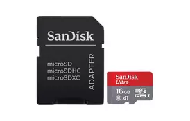 Карта памяти SANDISK 16GB microSDHC class 10 UHS-I A1 Ultra (SDSQUAR-016G-GN6TA) - Фото