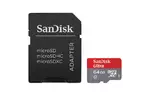 Карта памяти SANDISK 64GB microSDXC class 10 UHS-I A1 Ultra (SDSQUAR-064G-GN6TA)