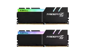 Модуль пам'яті для комп'ютера DDR4 32GB (2x16GB) 3200 MHz TridentZ RGB Black G.Skill (F4-3200C16D-32GTZR) - Фото