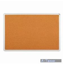 Доска пробковая, алюм.рамка, 45х60