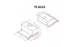 Вытяжка кухонная PERFELLI TL 6112 W LED