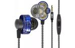 Наушники QKZ DM8 Mic Blue (F_53294)
