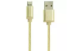 Дата кабель USB 2.0 AM to Lightning + Micro 5P 1.0m Double Side Gold Gelius (48757) - Фото