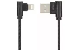 Дата кабель USB 2.0 AM to Lightning Pro Emperor Black Gelius (63247) - Фото