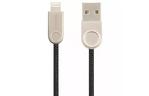 Дата кабель USB 2.0 AM to Lightning Pro Nylon Lay Black Gelius (63254)