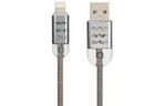 Дата кабель USB 2.0 AM to Lightning Pro Wave Light Grey Gelius (63264)