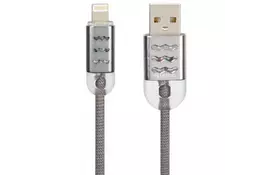 Дата кабель USB 2.0 AM to Lightning Pro Wave Light Grey Gelius (63264) - Фото