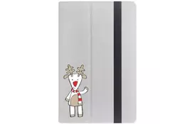 Чохол до планшета Drobak 10"-10.1" олень с шарфиком (White) (446806) - Фото