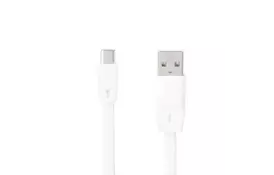Дата кабель USB 2.0 AM to Micro 5P Flat Speed C-014 White Optima (55212) - Фото