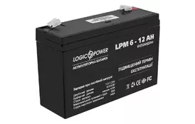 Батарея к ИБП LogicPower LPM 6В 12 Ач (4159) - Фото Батарея к ИБП LogicPower LPM 6В 12 Ач (4159) - Фото