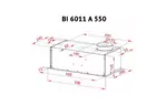 Вытяжка кухонная PERFELLI BI 6011 A 550 IV