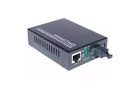 Медіаконвертер Merlion 10/100Base-TX to 100Base-F 1310нм, SM, SC/RJ-45, 25 км +БП (1310_WDM) - Фото