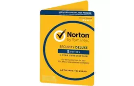 Антивирус Norton by Symantec NORTON SECURITY DELUXE 3.0 1 USER 5Dev 36MO ESD key (C4526680) - Фото