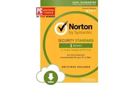 Антивирус Norton by Symantec NORTON SECURITY STANDARD 3.0 1 USER 1DevICE 12MO ESD key (C4526657) - Фото