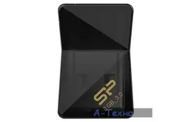 USB флеш накопитель Silicon Power 8Gb Jewel J08 Black USB 3.0 (SP008GBUF3J08V1K) - Фото