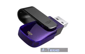 USB флеш накопичувач Silicon Power 32Gb Blaze B31 Purple USB 3.0 (SP032GBUF3B31V1U) - Фото