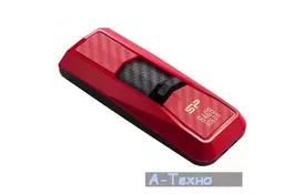 USB флеш накопитель Silicon Power 64Gb Blaze B50 Red USB 3.0 (SP064GBUF3B50V1R) - Фото