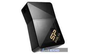 USB флеш накопичувач Silicon Power 64Gb Jewel J08 Black USB 3.0 (SP064GBUF3J08V1K) - Фото