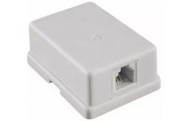 Телефонная розетка LogicPower 1xRJ12 телефонная (LP-6P6C) (3671) - Фото