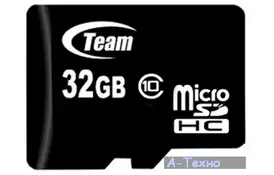 Карта памяти Team 32GB microSD class 10 (TUSDH32GCL1002) - Фото