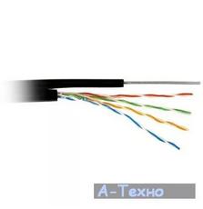 Кабель сетевой UTP 305м cat.5e Premium, для внешней прокладки с тросом Atcom (11952)