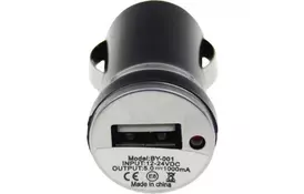 Зарядний пристрій TOTO TZZ-54 Car charger 1USB 1A Black (F_52814) - Фото