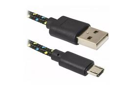 Дата кабель USB08-03T USB 2.0 - Micro USB, 1m Defender (87474) - Фото