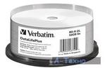 Диск BD Verbatim DL 50Gb 6x Cake 25 Printable (43749)