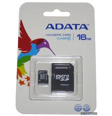 Карта памяти ADATA 16GB microSD class 10 UHS-I (AUSDH16GUICL10-RA1)