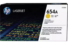 Картридж HP CLJ 654A Yellow (CF332A) - Фото