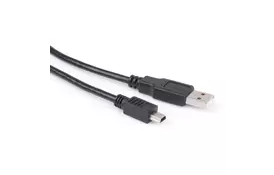 Дата кабель USB 2.0 AM to Mini 5P 1.8m Vinga (USBAMmini01-1.8) - Фото