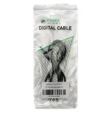 Кабель мультимедийный Jack 3.5mm male to Jack 3.5mm male 1.0m PowerPlant (KD00AS1262)